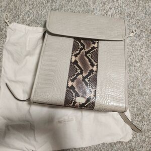 Frances Valentine Croc Leather Backpack Purse